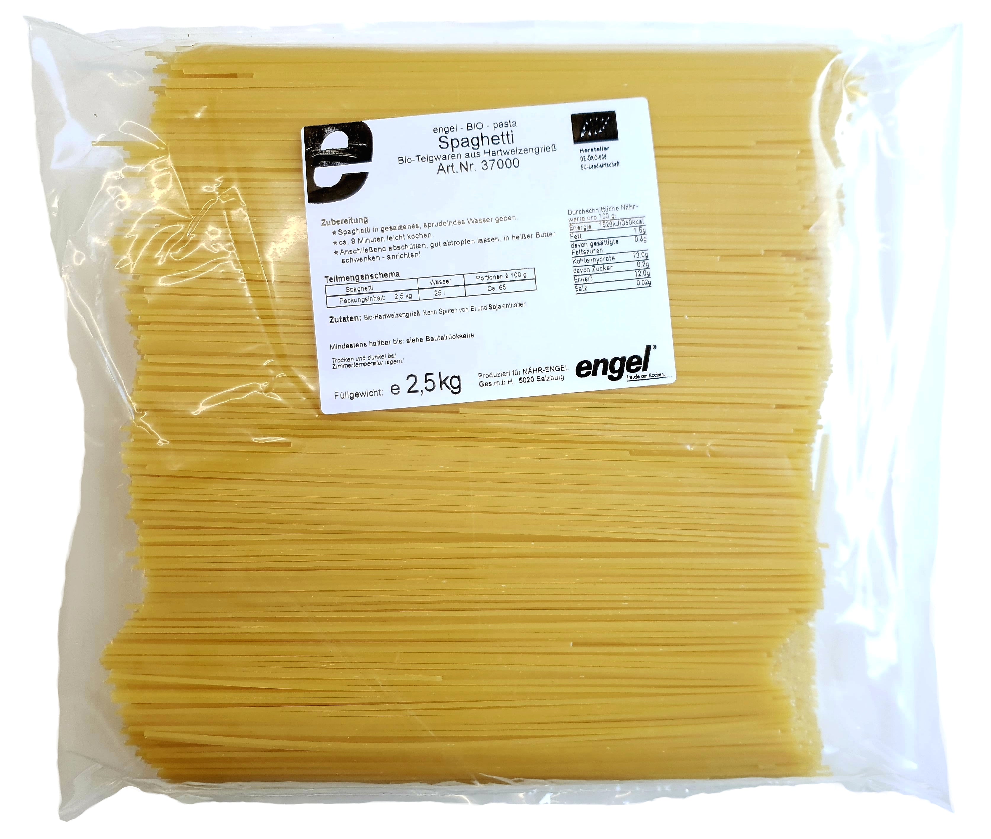 Bio Spaghetti 2,5kg Beutel